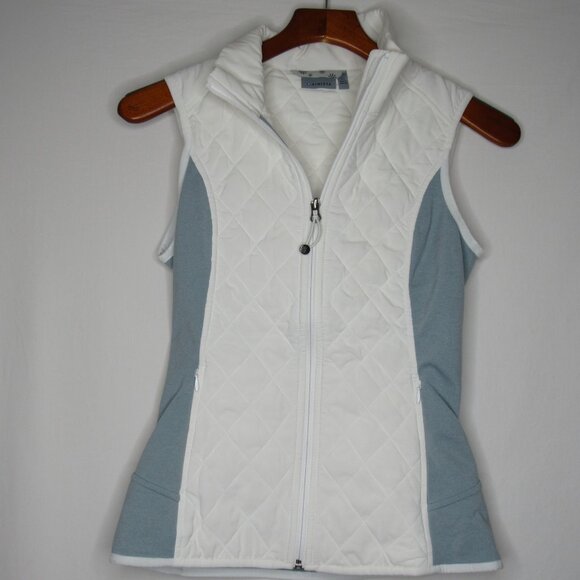 Athleta White UPSIDE Quilted Vest Women's XS XSmall - Picture 6 of 8